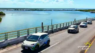 Unidad de Yucatán Solar en carretera de la península